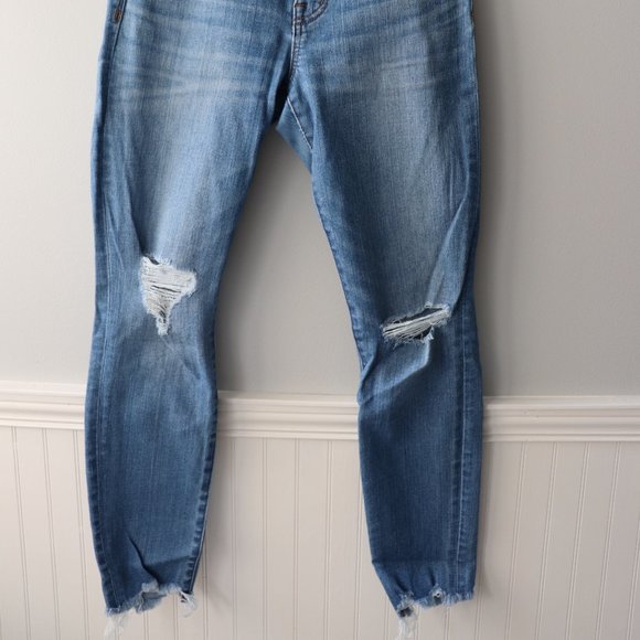 Madewell Light Blue Skinny Jeans - Picture 4 of 7